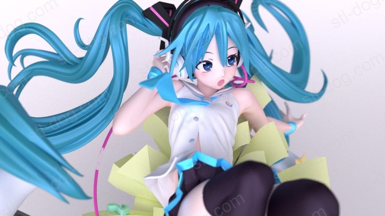初音未来 (Hatsune Miku) 3D打印图纸